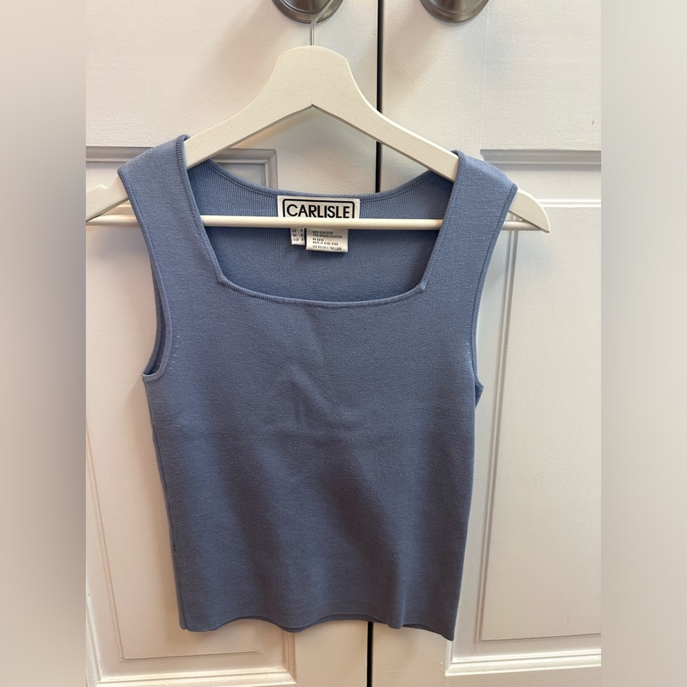 Carlisle silk/spandex top
